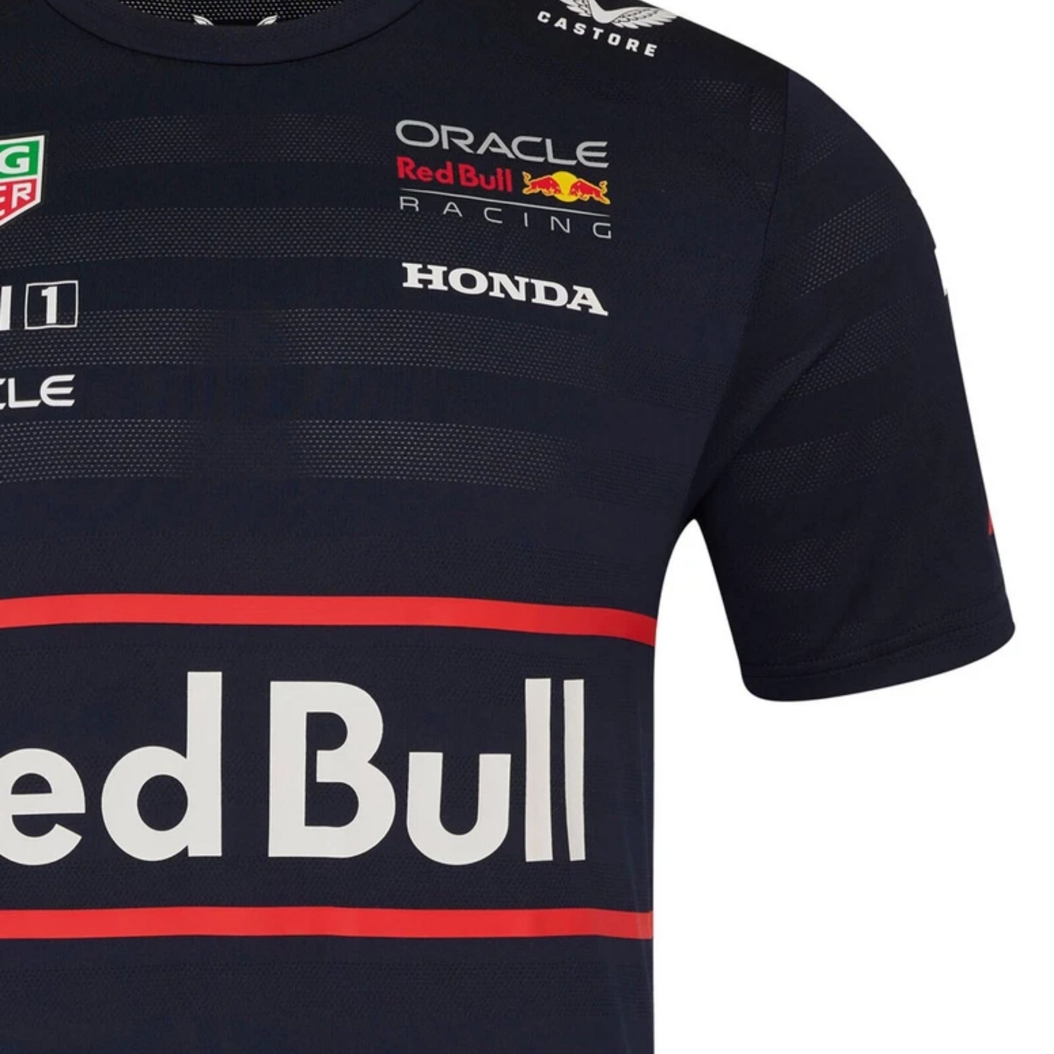T-Shirt Red Bull F1 2025 - Vue rapprochée