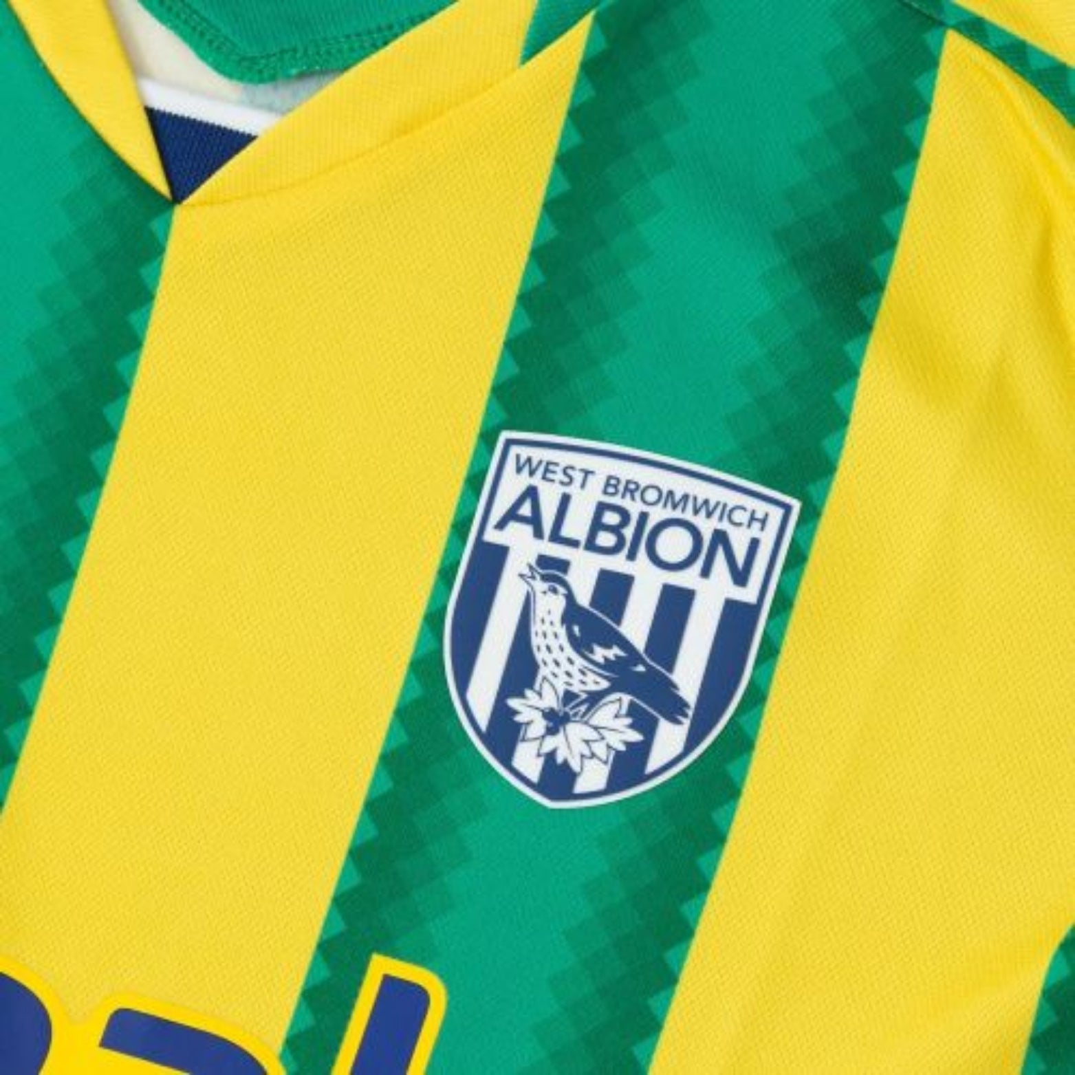 West Bromwich Albion Extérieur 25/26 - Vue rapprochée