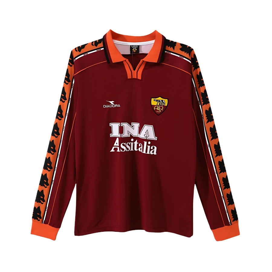 AS Roma Home 98/99 - Long Sleeves