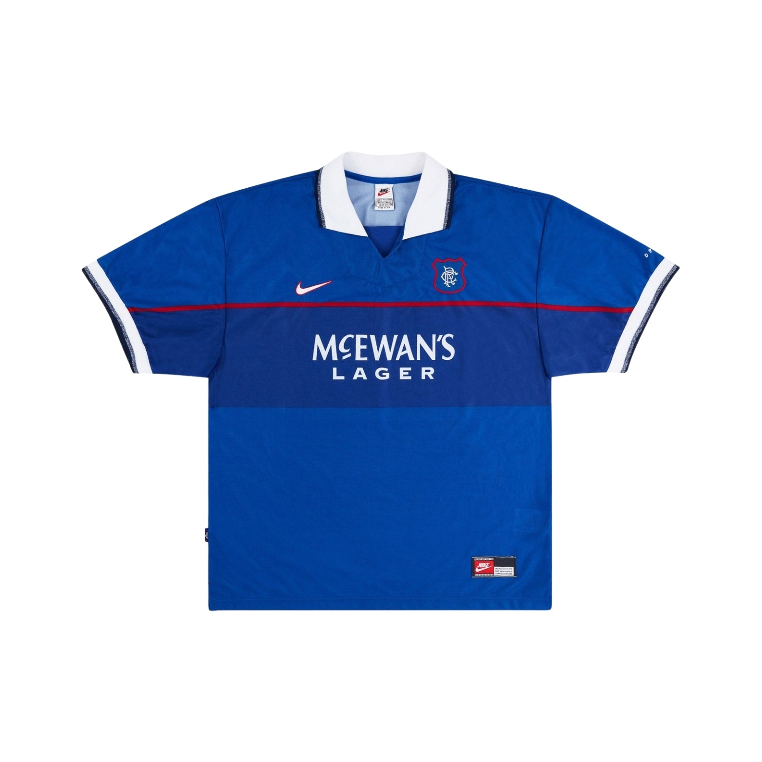 Rangers Domicile 97/98 - Vue de face