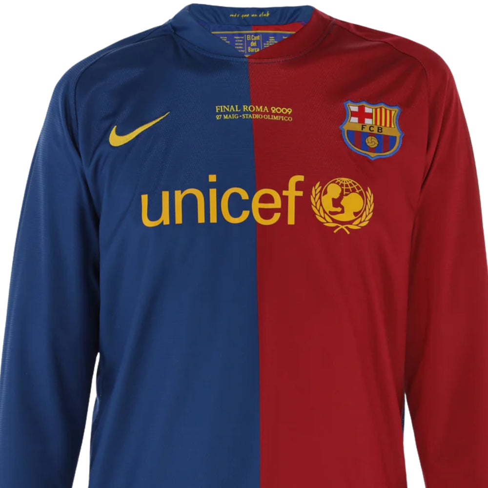 Barcelona Home 08/09 - Champions League Final - Long Sleeves