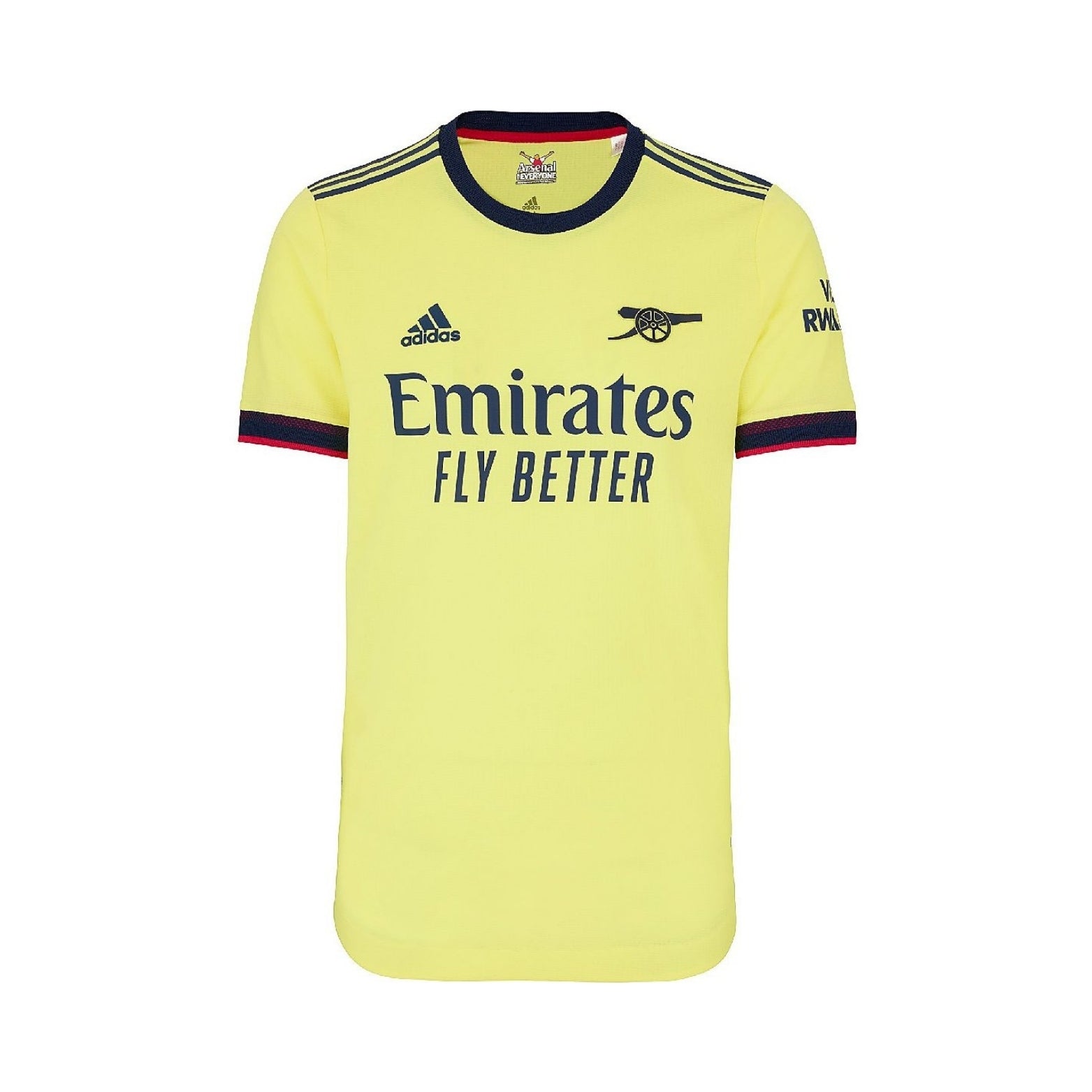Arsenal Extérieur 21/22 - Vue de face