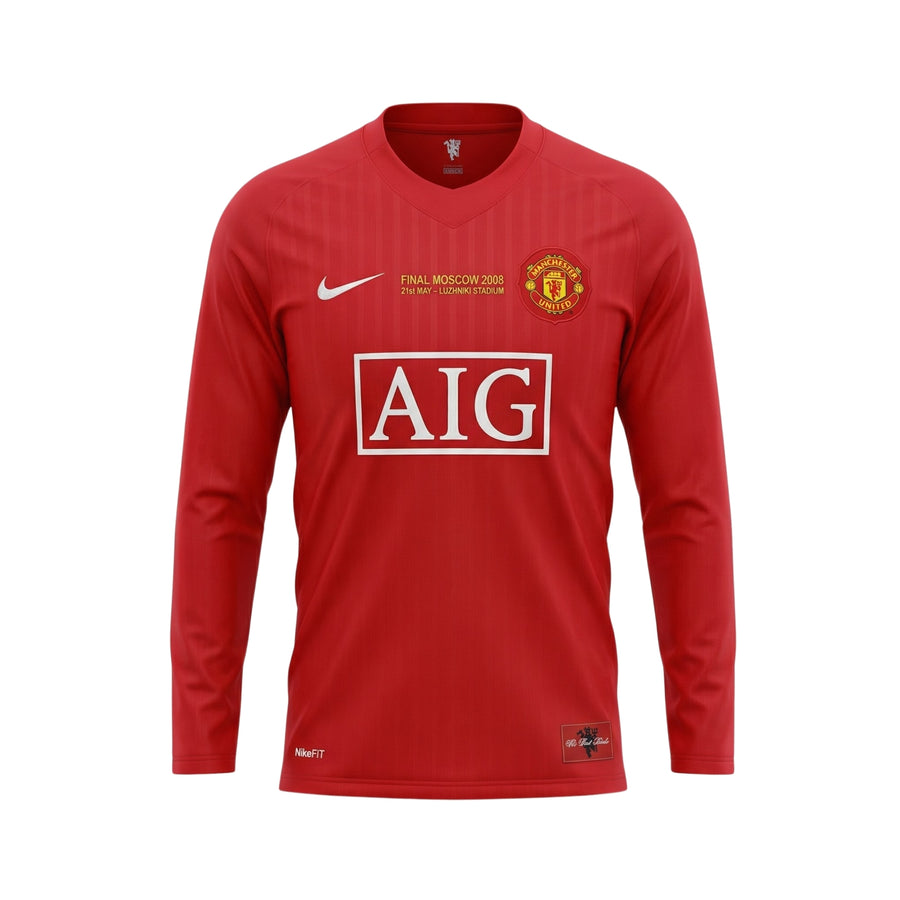 Manchester United Domicile 07/08 - Manches longues - Finale de la Ligue des champions