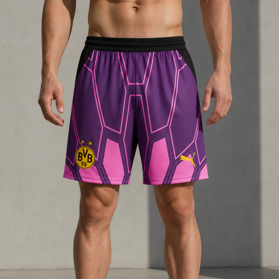 Short Borussia Dortmund Gardiens de But 26/27 - Violet et Rose