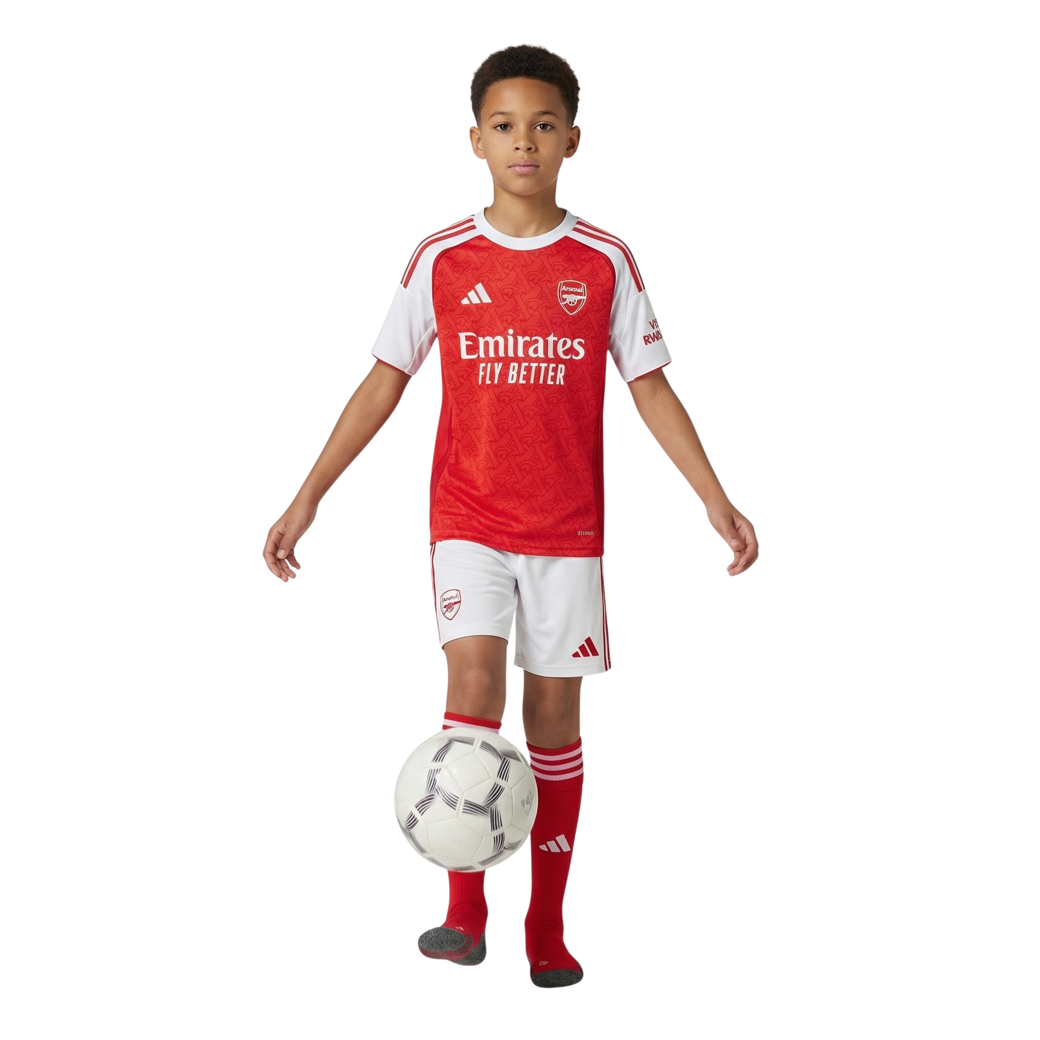 Kit - Arsenal Domicile 25/26 - Vue de dos