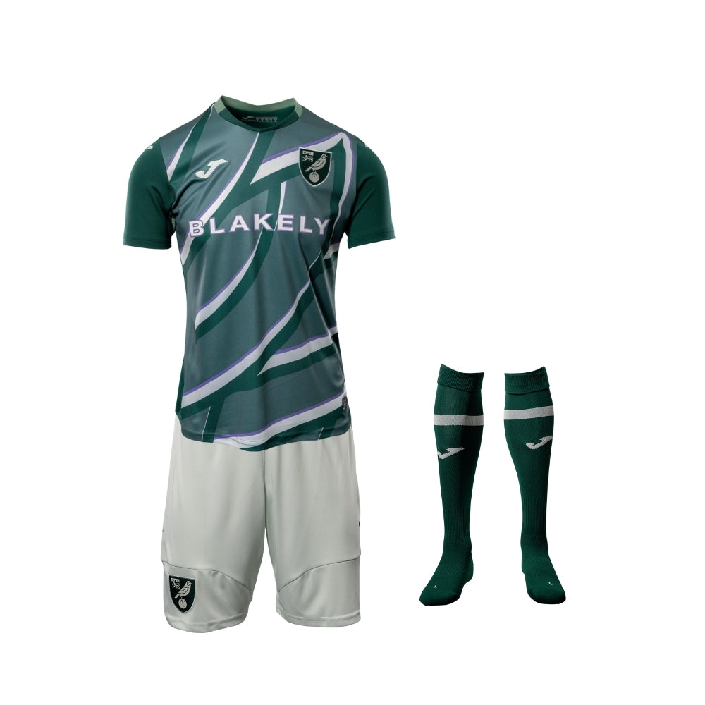 Kit - Norwich City Extérieur 25/26 - Vue de face
