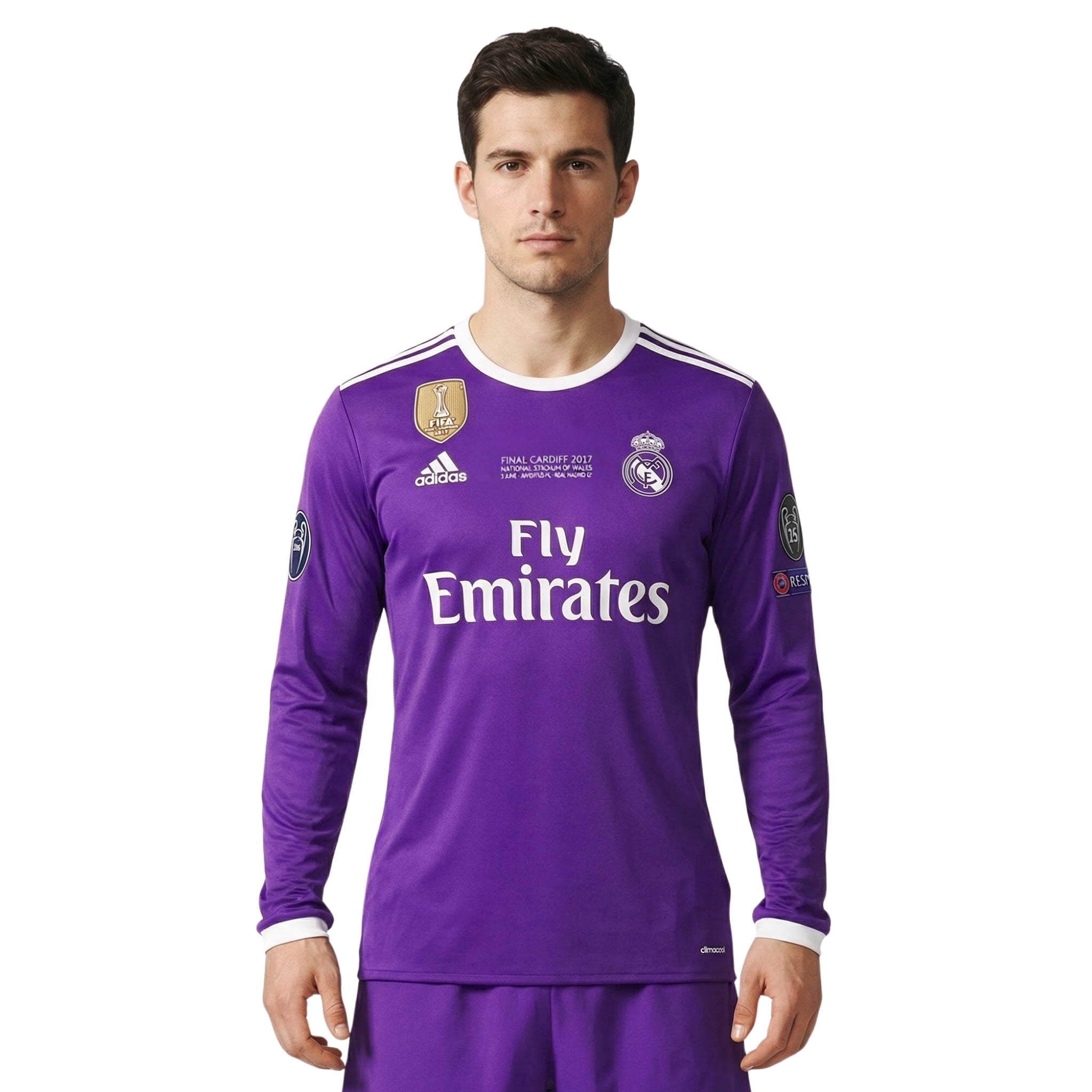 Real Madrid Away 16/17 - Champions League Final - Long Sleeve