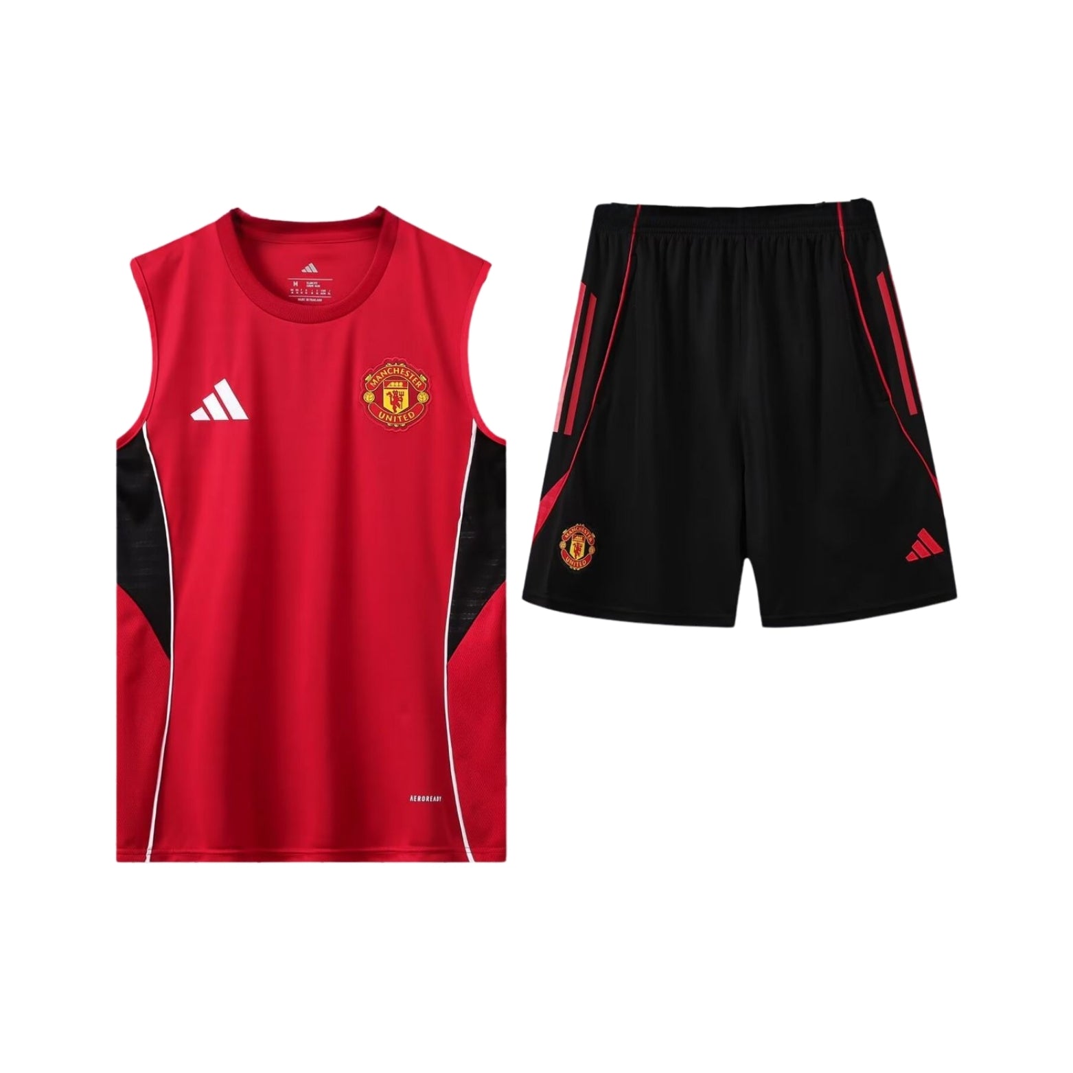 Manchester United 25/26 - Équipement de Entraînement - Manches Cava - Vue de face