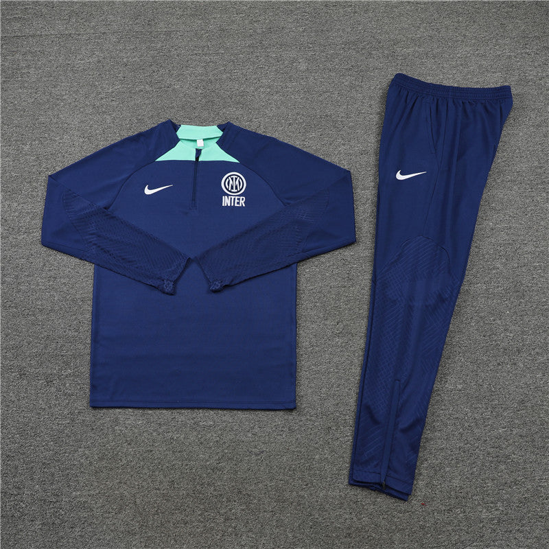 Inter Milan - Survêtement - 1/2 Zip - Détail