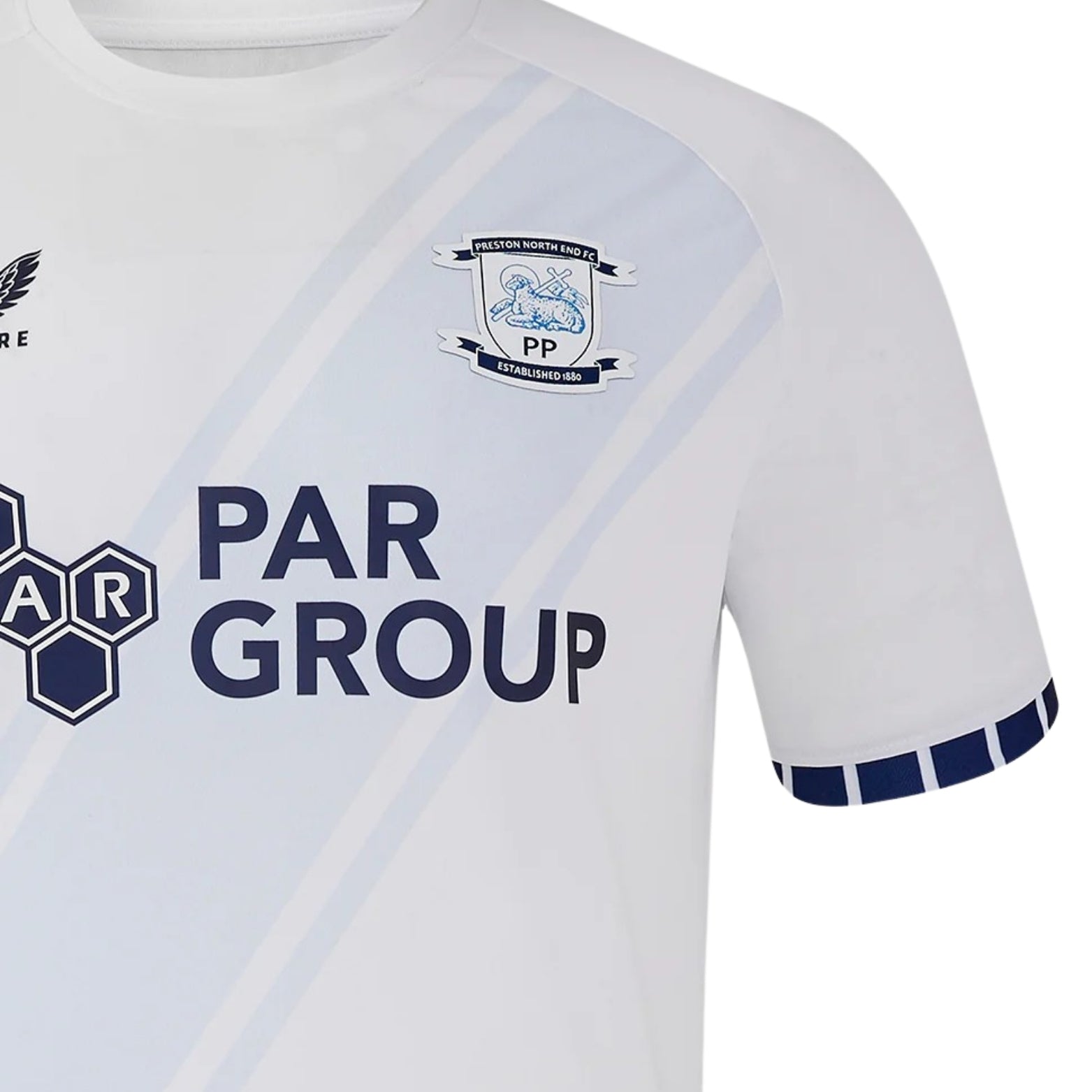 Preston North End Domicile 24/25 - Vue rapprochée