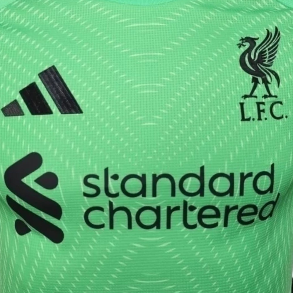 Liverpool Gardiens de But 25/26 - Version Joueur - Vert Fluo