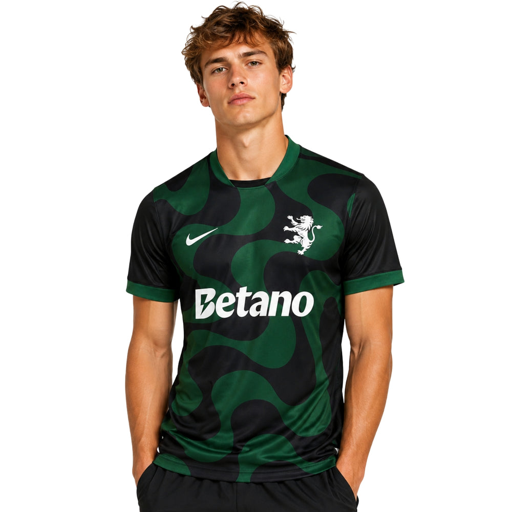 Away Sporting Black 25/26