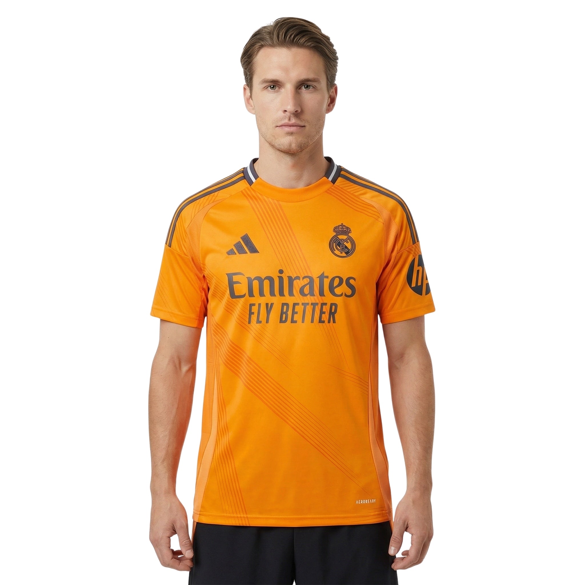 Real Madrid Extérieur 24/25 - Symbole HP inclus - Vue de dos