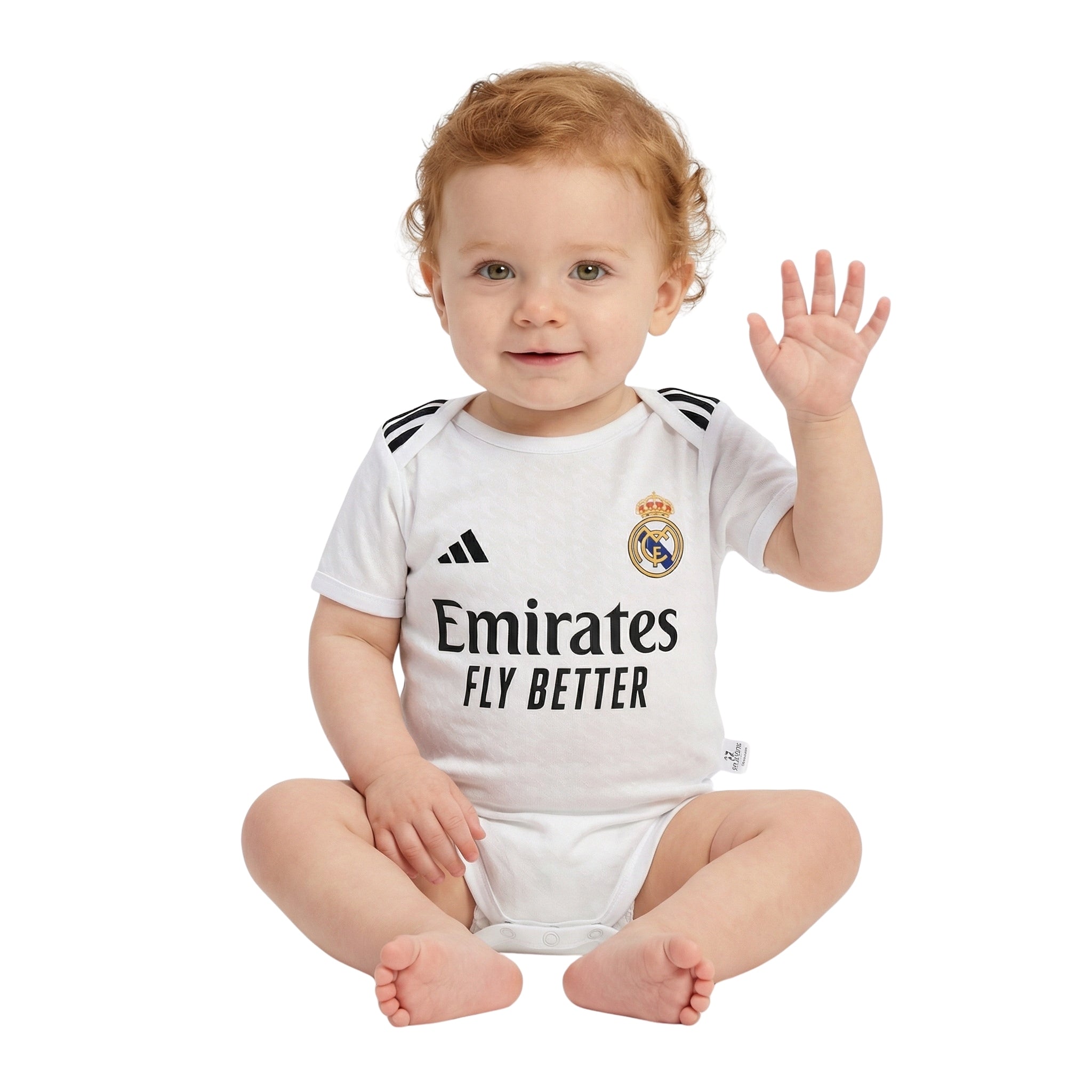 Body Bébé Real Madrid Domicile 24/25 - Vue de dos