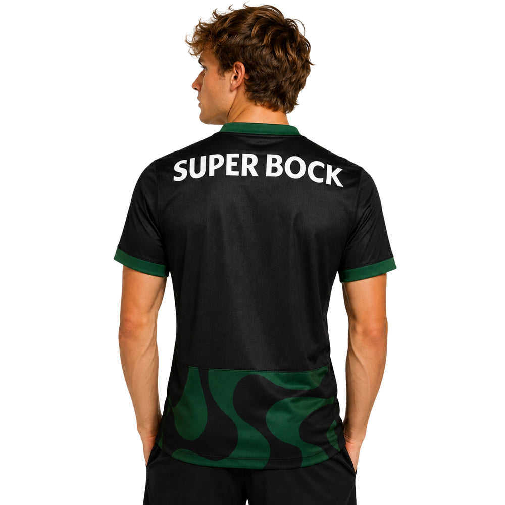 Away Sporting Black 25/26
