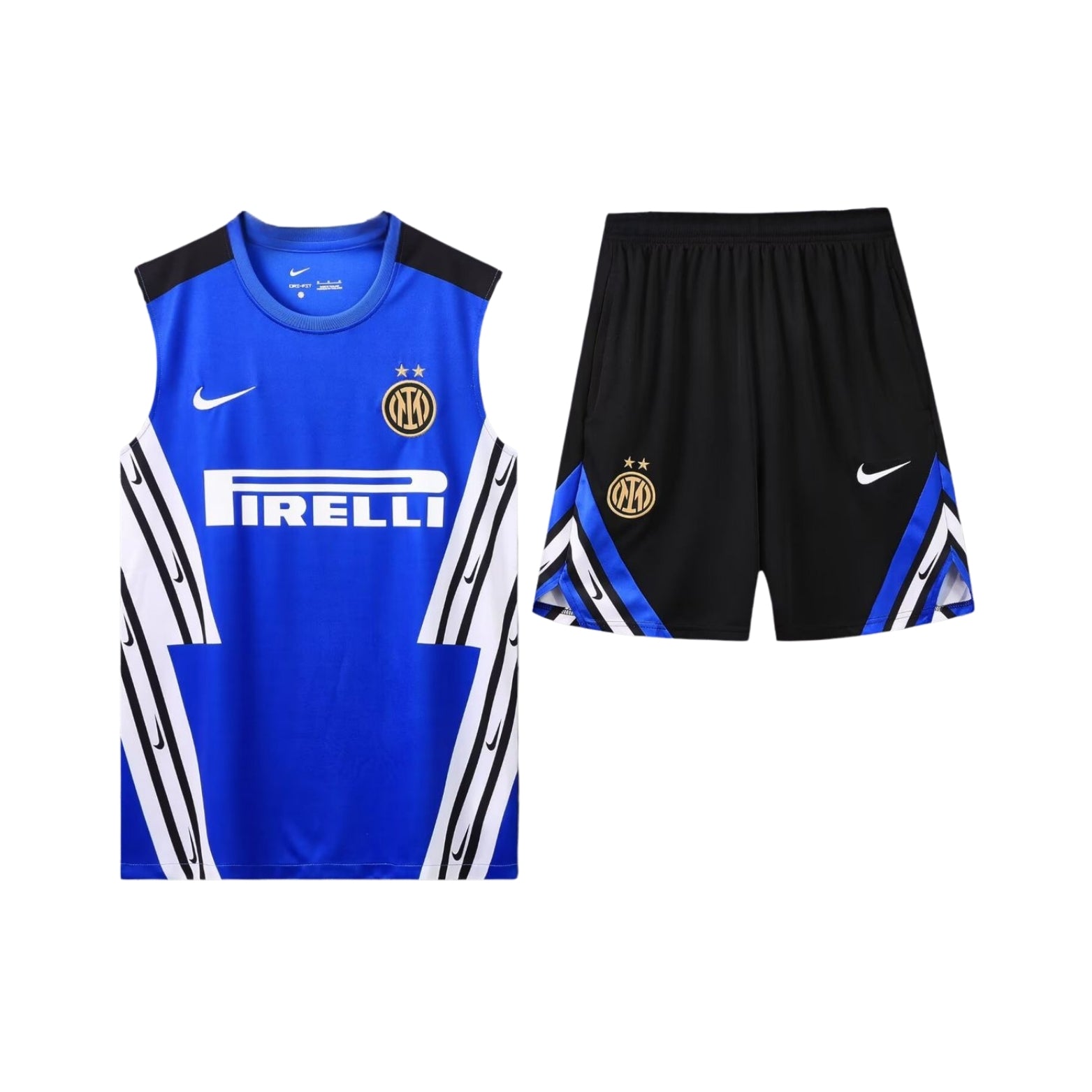 Inter Milan 25/26 - Équipement de Entraînement - Manches Cava - Vue de face