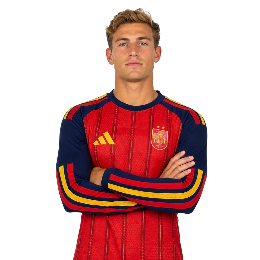 Espagne Domicile 26/27 - Coupe du Monde 2026 - Manches Longues - Version Joueur