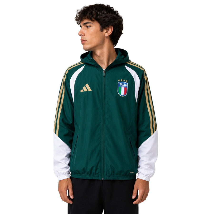 Coupe-Vent - Italie 26/27 - Vert et Blanc