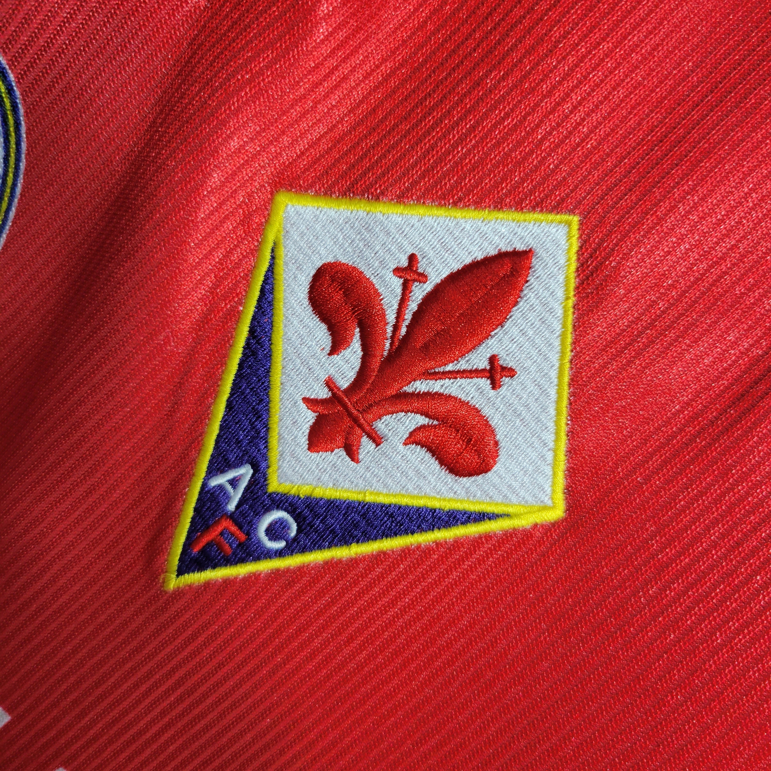 Fiorentina Extérieur 95/96 - Vue rapprochée