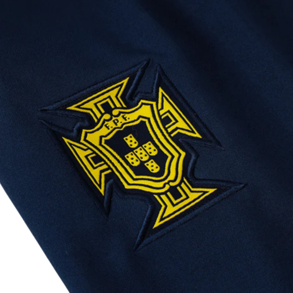 Portugal 25/26 - Survêtement - 1/2 Zip - Blanc et Bleu Marine