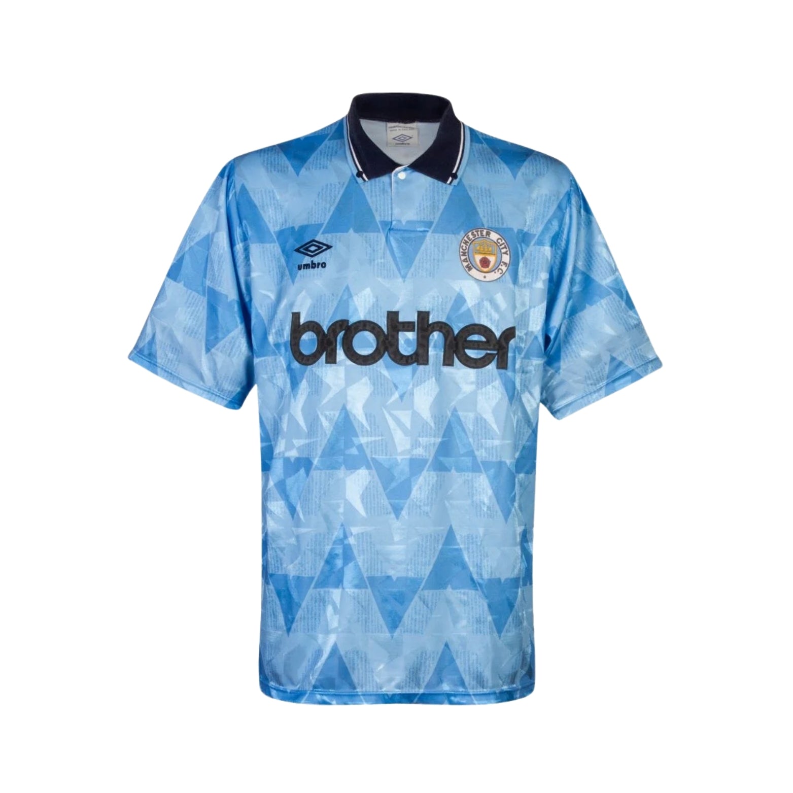 Manchester City Domicile 89/90 - Vue de face