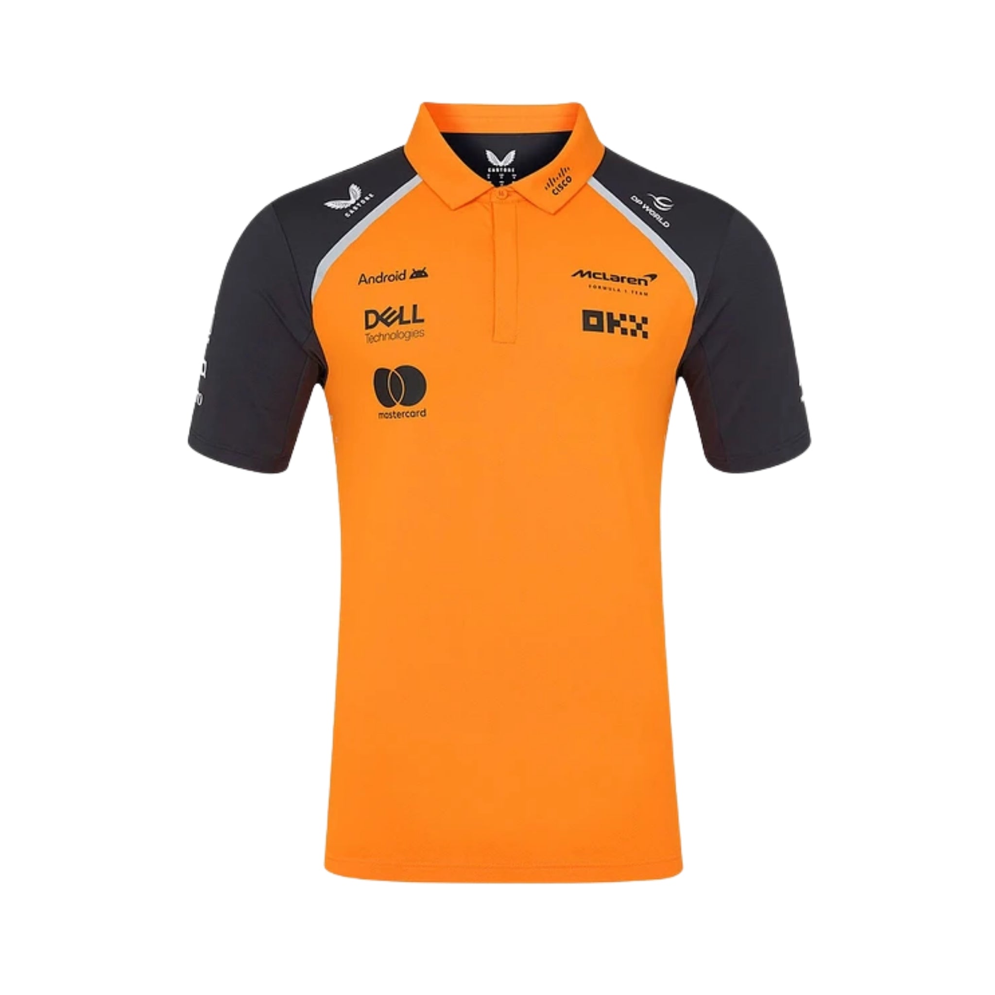 Polo McLaren F1 2025 - Orange - Vue de face