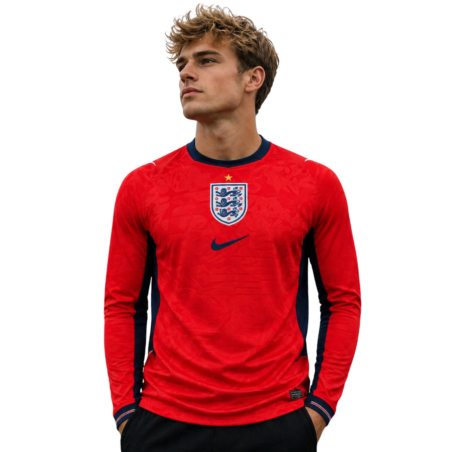 Angleterre Extérieur 26/27 - Coupe du Monde 2026 - Manches Longues - Version Joueur