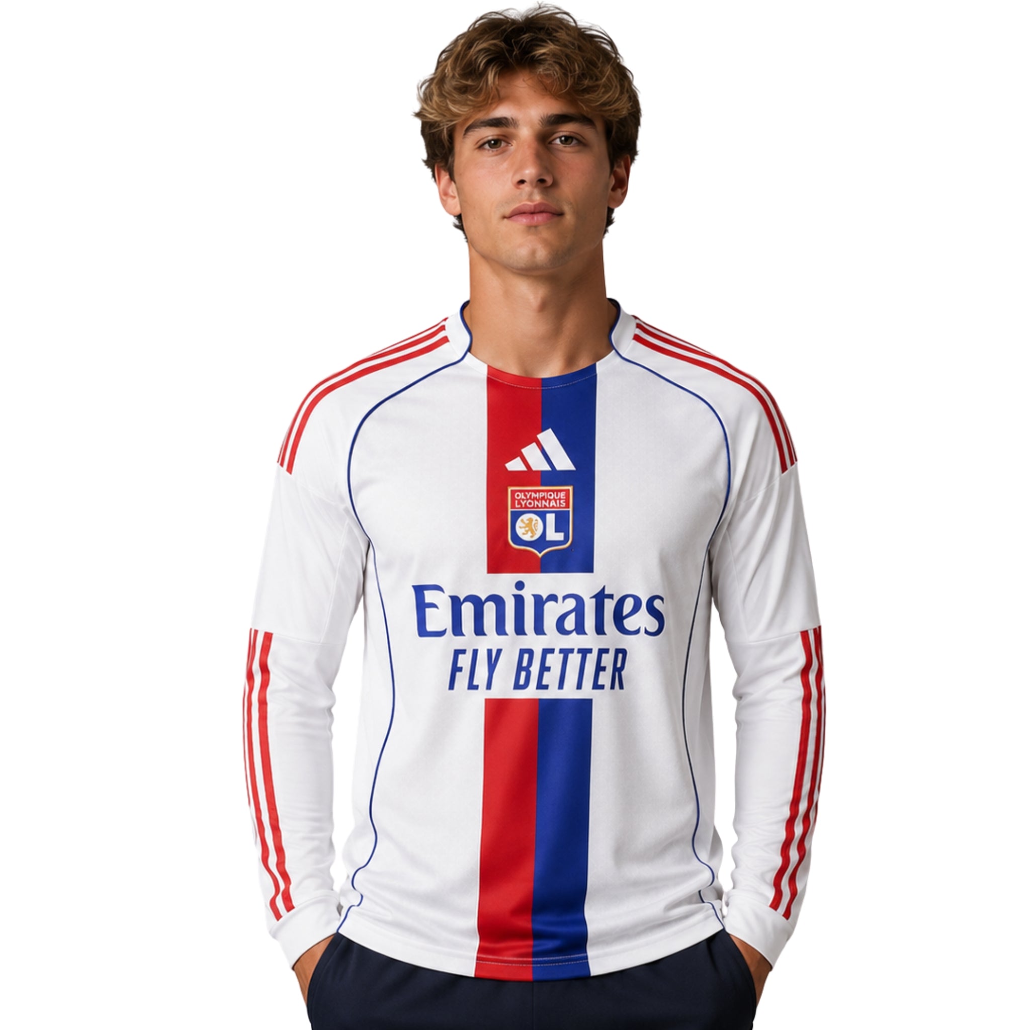 Olympique Lyonnais Domicile 25/26 - Manches Longues