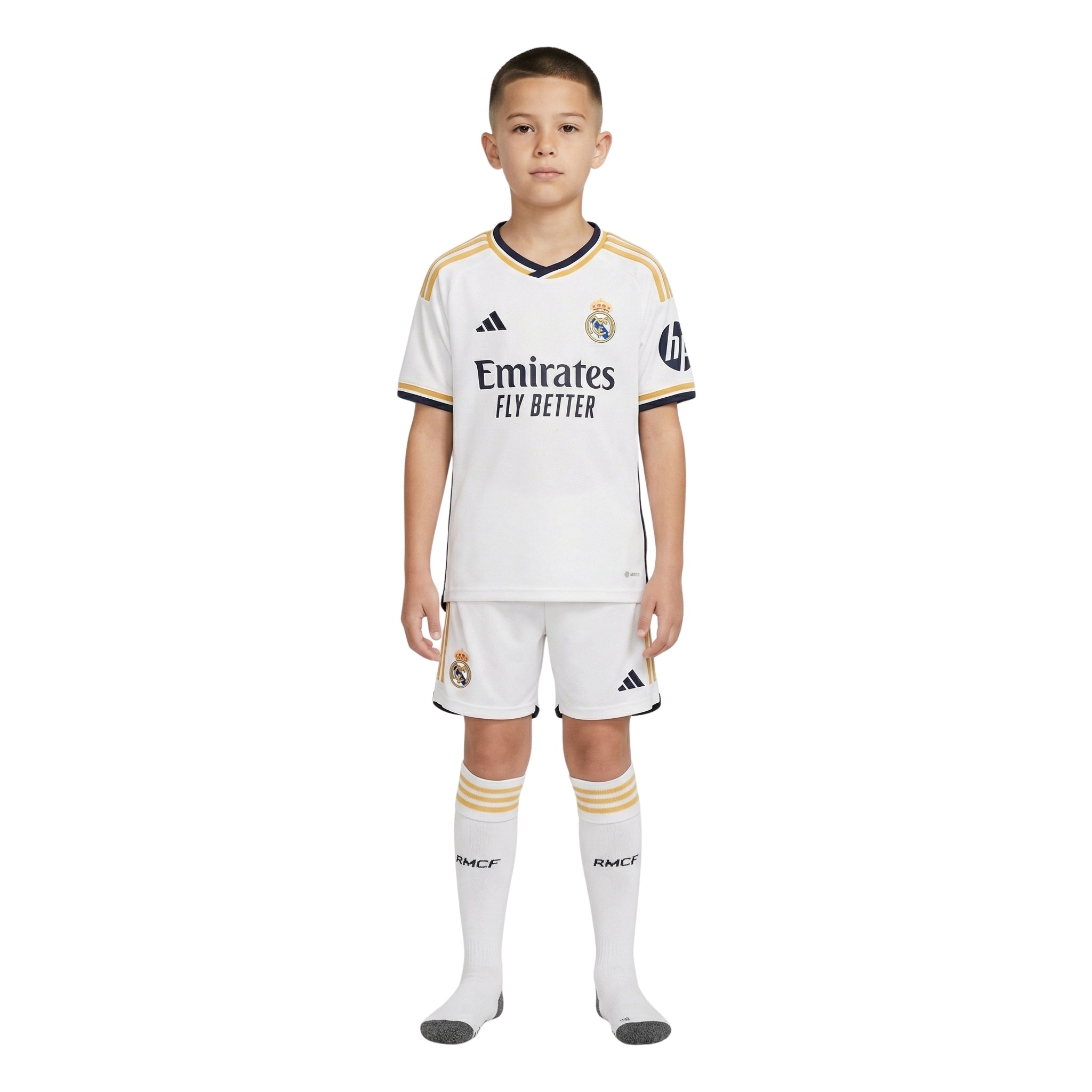 Kit - Real Madrid Domicile 23/24 - Symbole HP inclus - Vue de dos