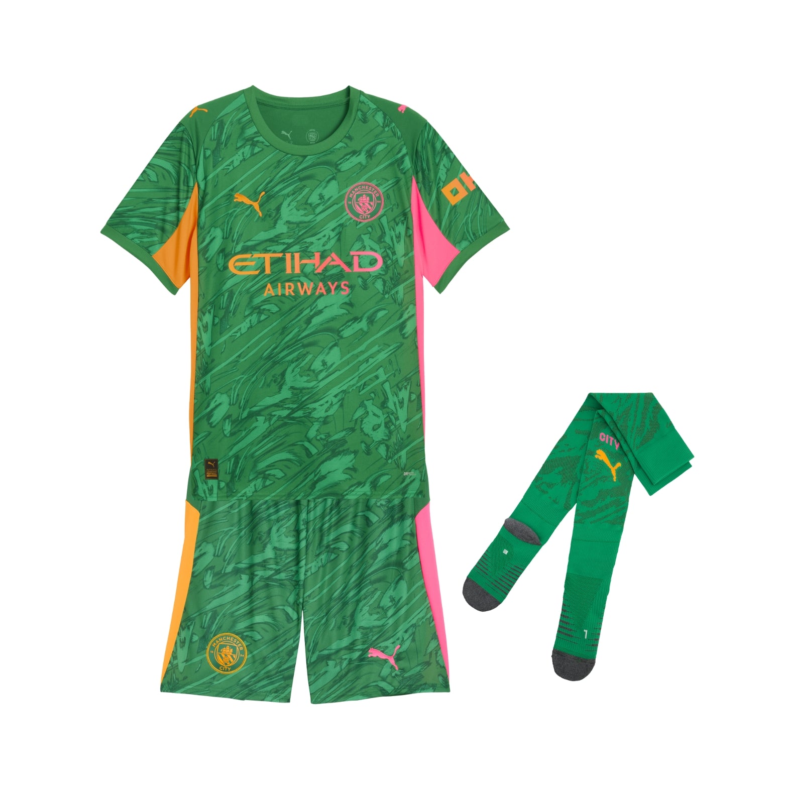 Kit - Manchester City Gardiens de But 25/26 - Vue de face