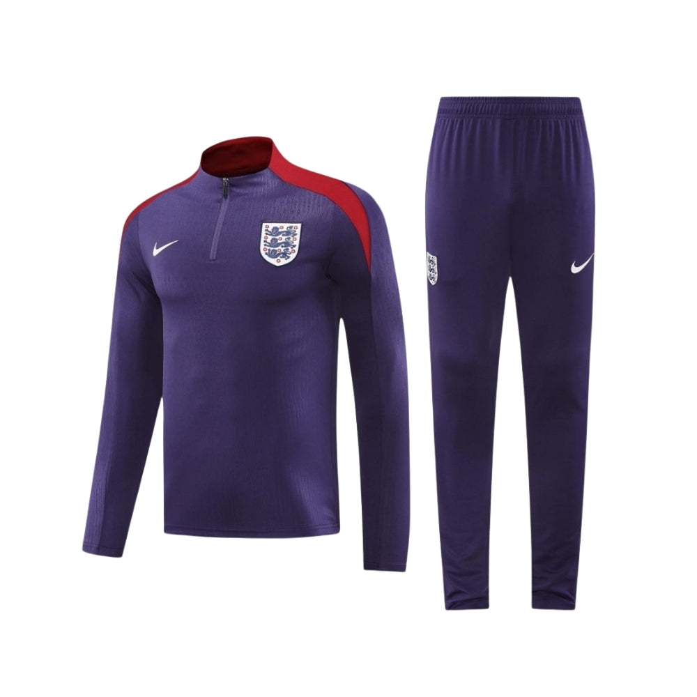 Angleterre 25/26 - Survêtement - 1/2 Zip - Vue de face