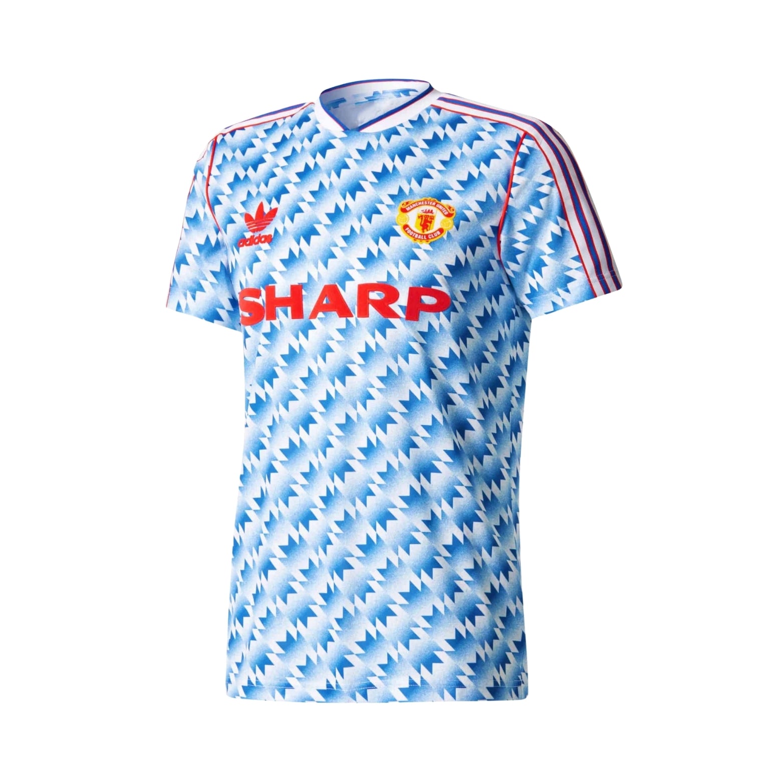 Manchester United Extérieur 91/92 - Vue de face