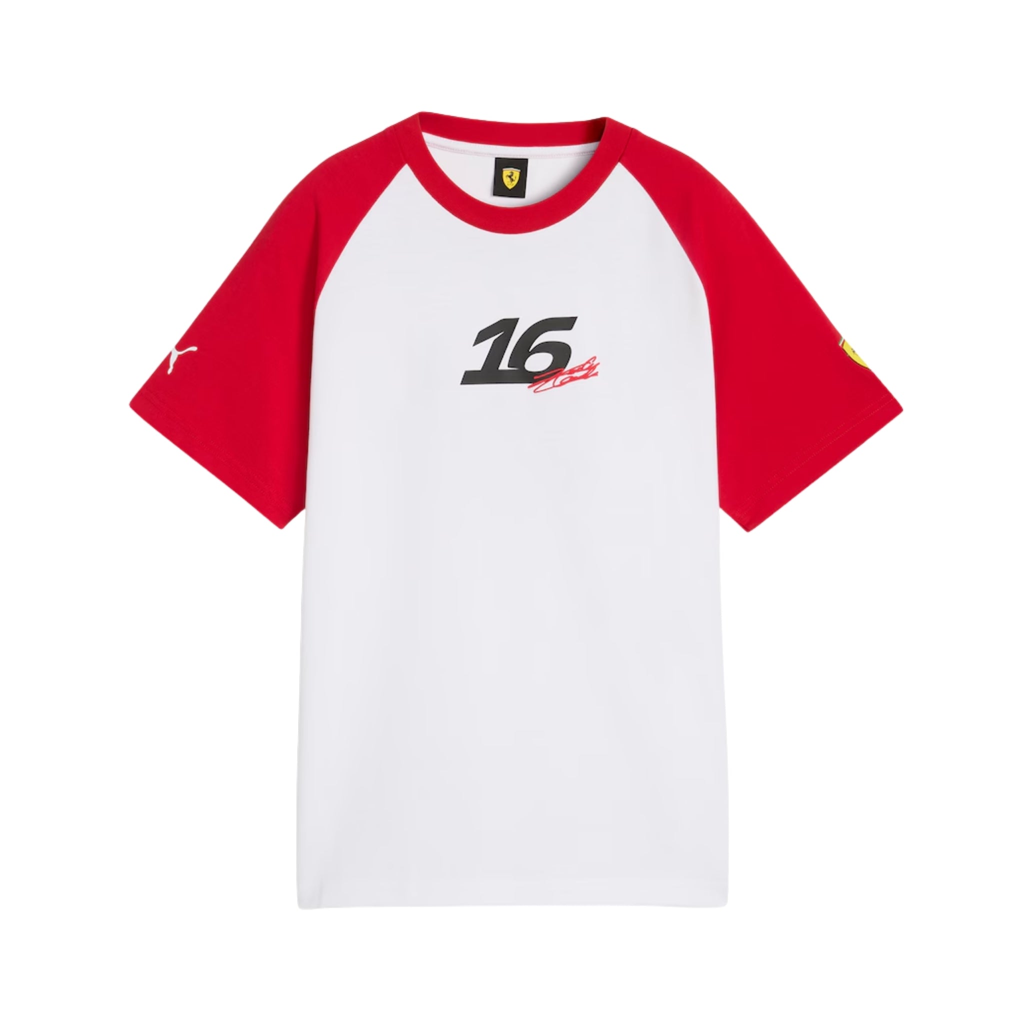 T-Shirt Scuderia Ferrari F1 2026 - Charles Leclerc - Vue de face