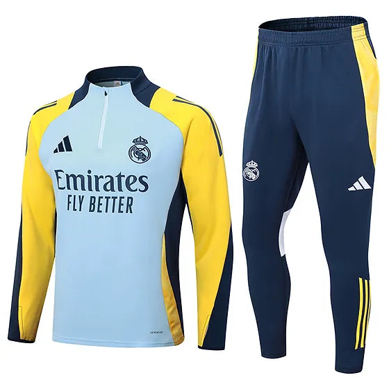 Real Madrid 2024/25 - Survêtement - 1/2 Zip - Vue de face