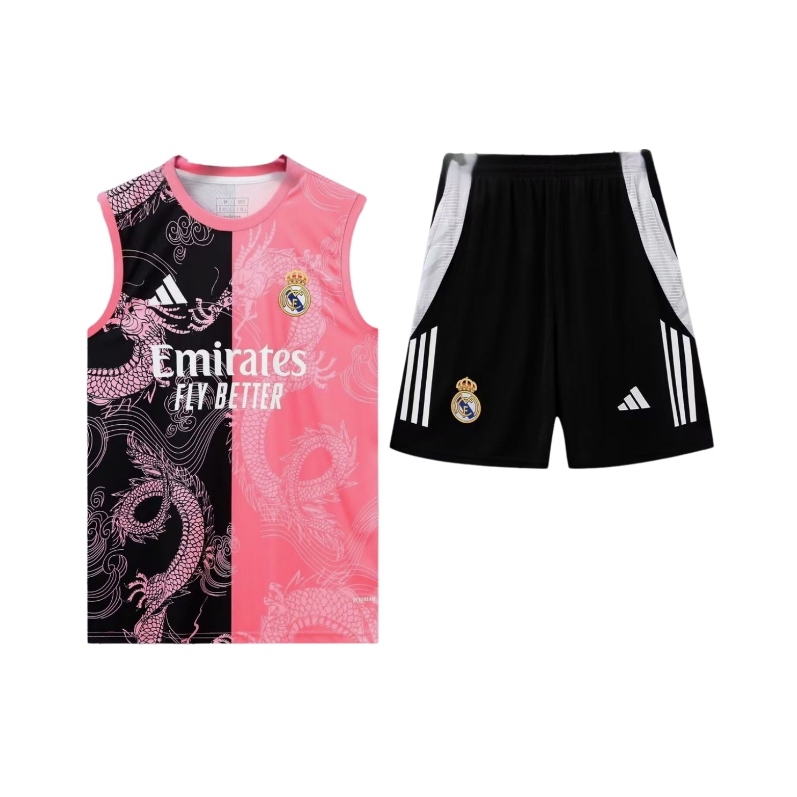 Real Madrid 25/26 - Équipement de Entraînement - Manches Cava - Vue de face