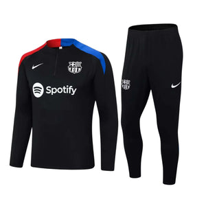Barcelone - Survêtement 2024/25 - 1/2 Zip - Noir