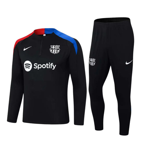 Barcelone - Survêtement 2024/25 - 1/2 Zip - Noir