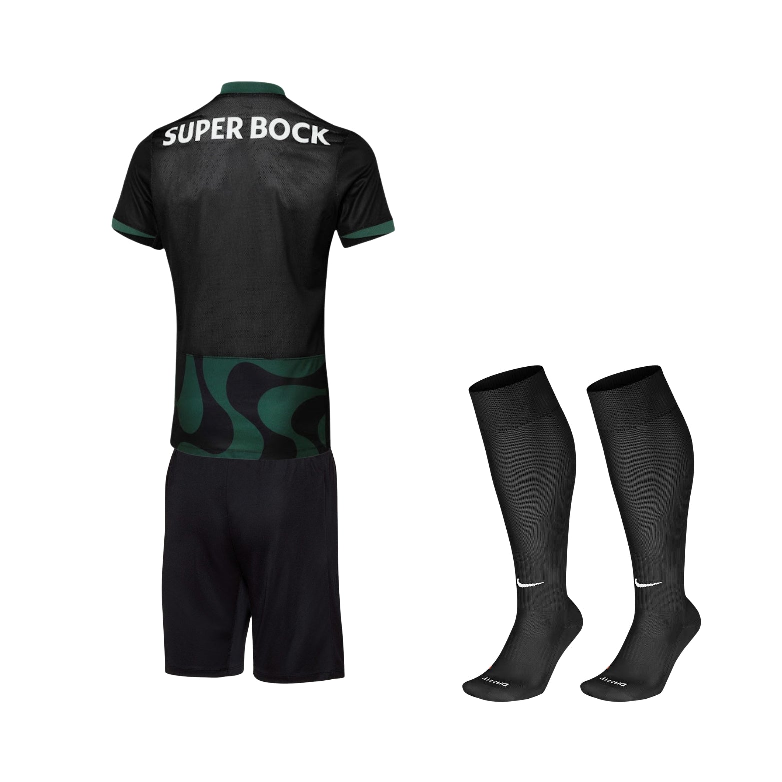 Kit - Sporting Extérieur Black 25/26 - Détail