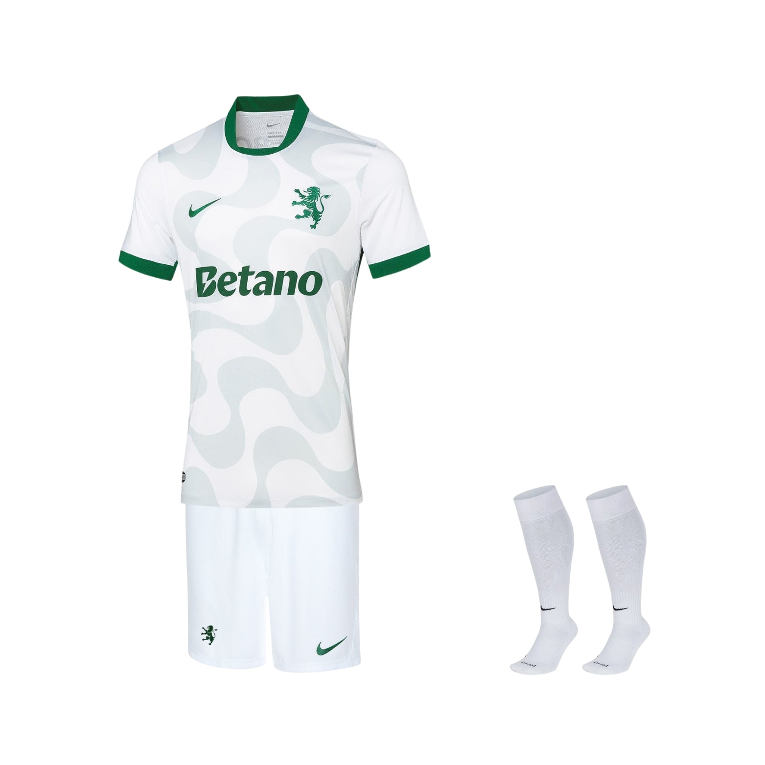 Kit - Sporting Extérieur Blanc 25/26 - Vue de face