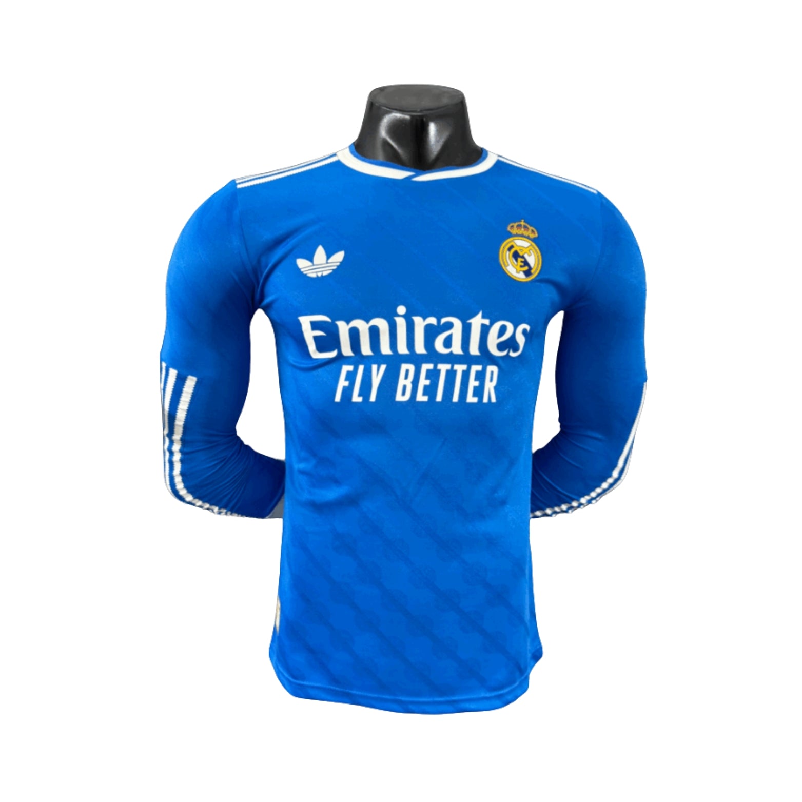 Real Madrid Troisième 25/26 - Manches Longues - Vue de face