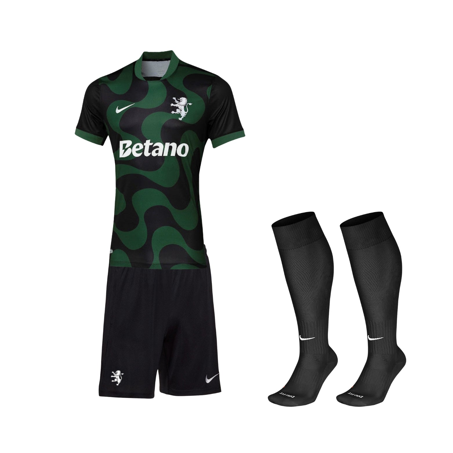 Kit - Sporting Extérieur Black 25/26 - Vue de face
