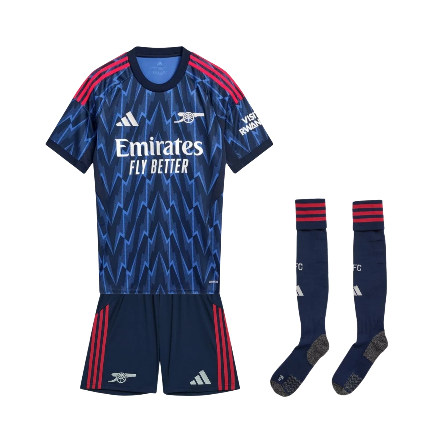 Kit - Arsenal Extérieur 25/26 - Vue de face