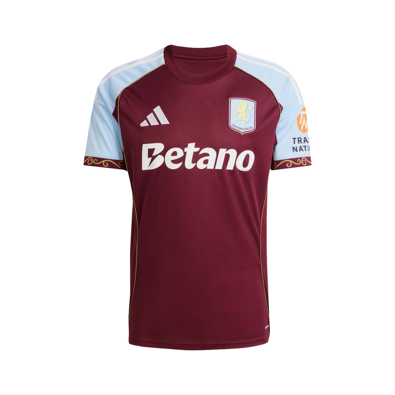 Aston Villa Domicile 25/26 - Vue de face