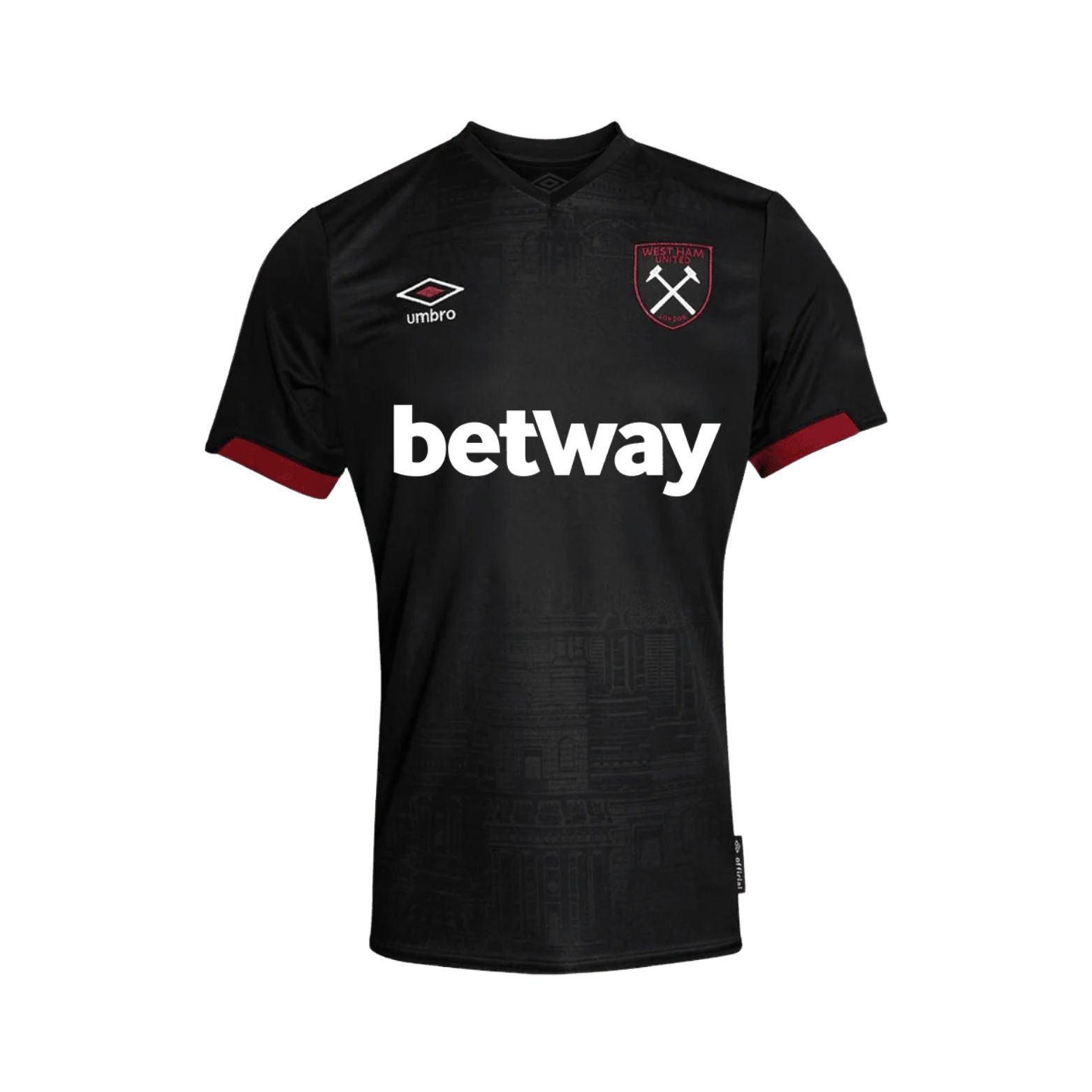 West Ham United Extérieur 24/25 - Vue de face