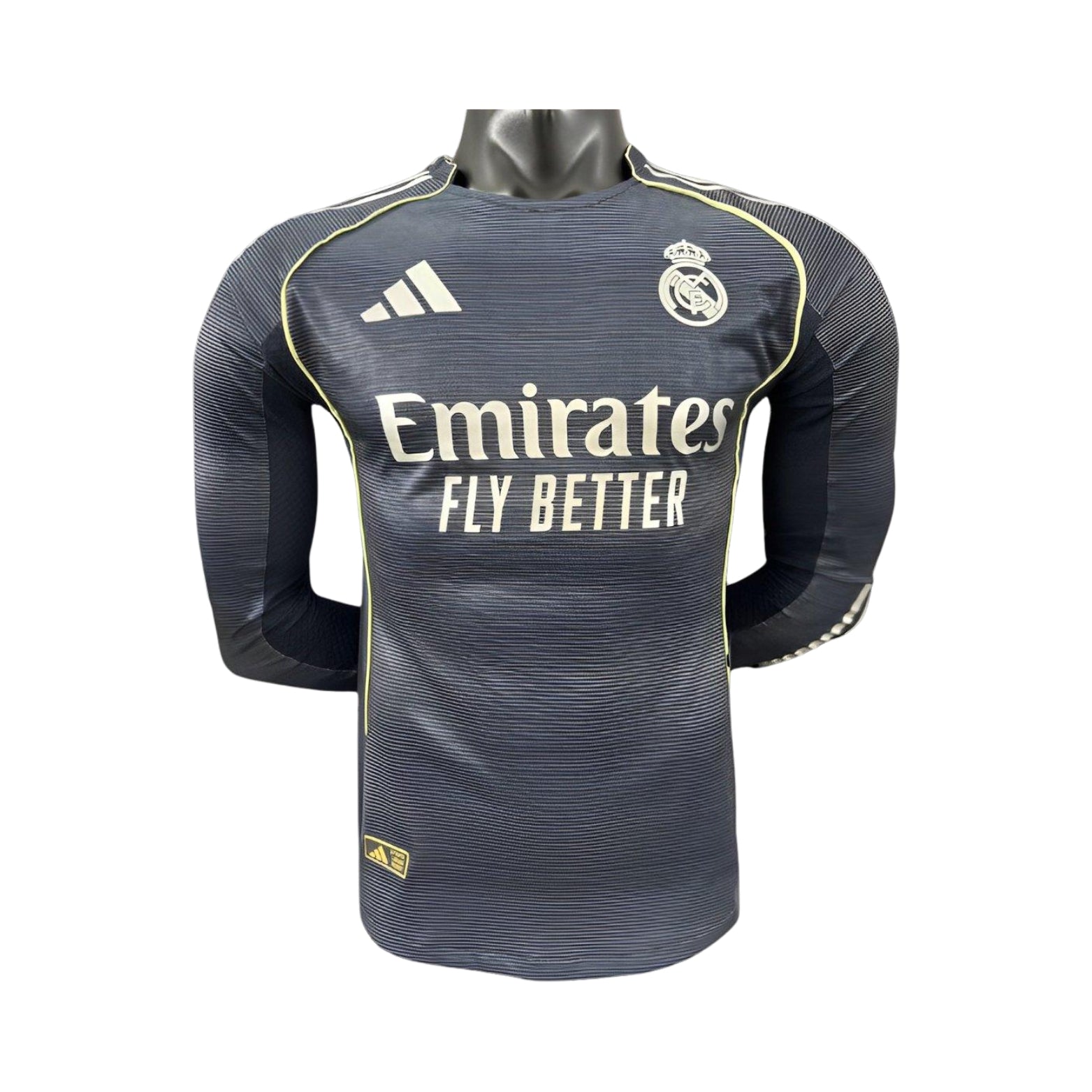 Real Madrid Extérieur 25/26 - Manches Longues - Vue de face