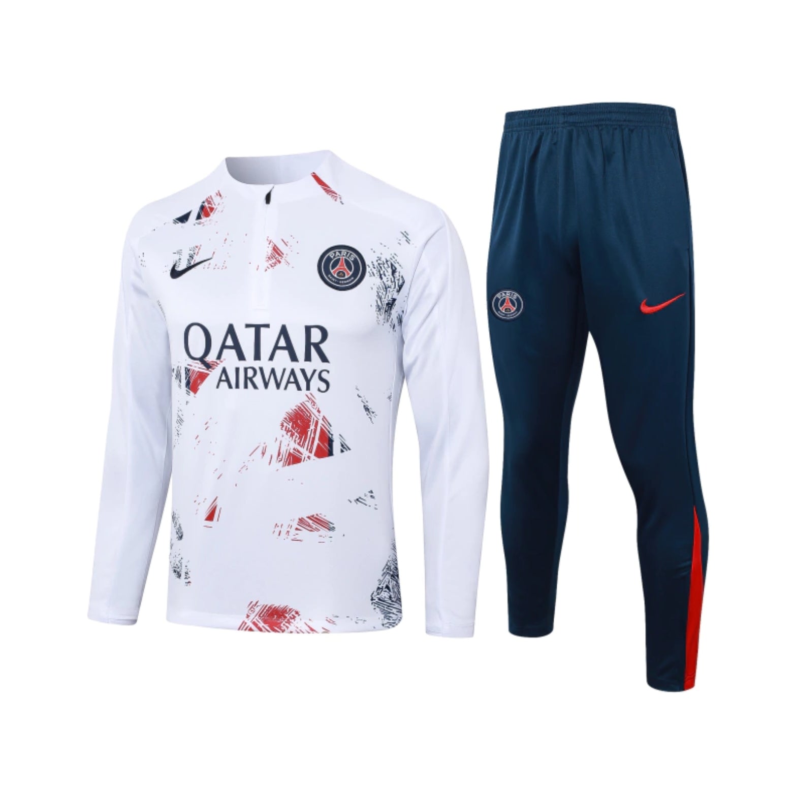 PSG 24/25 - Survêtement - 1/2 Zip - Vue de face