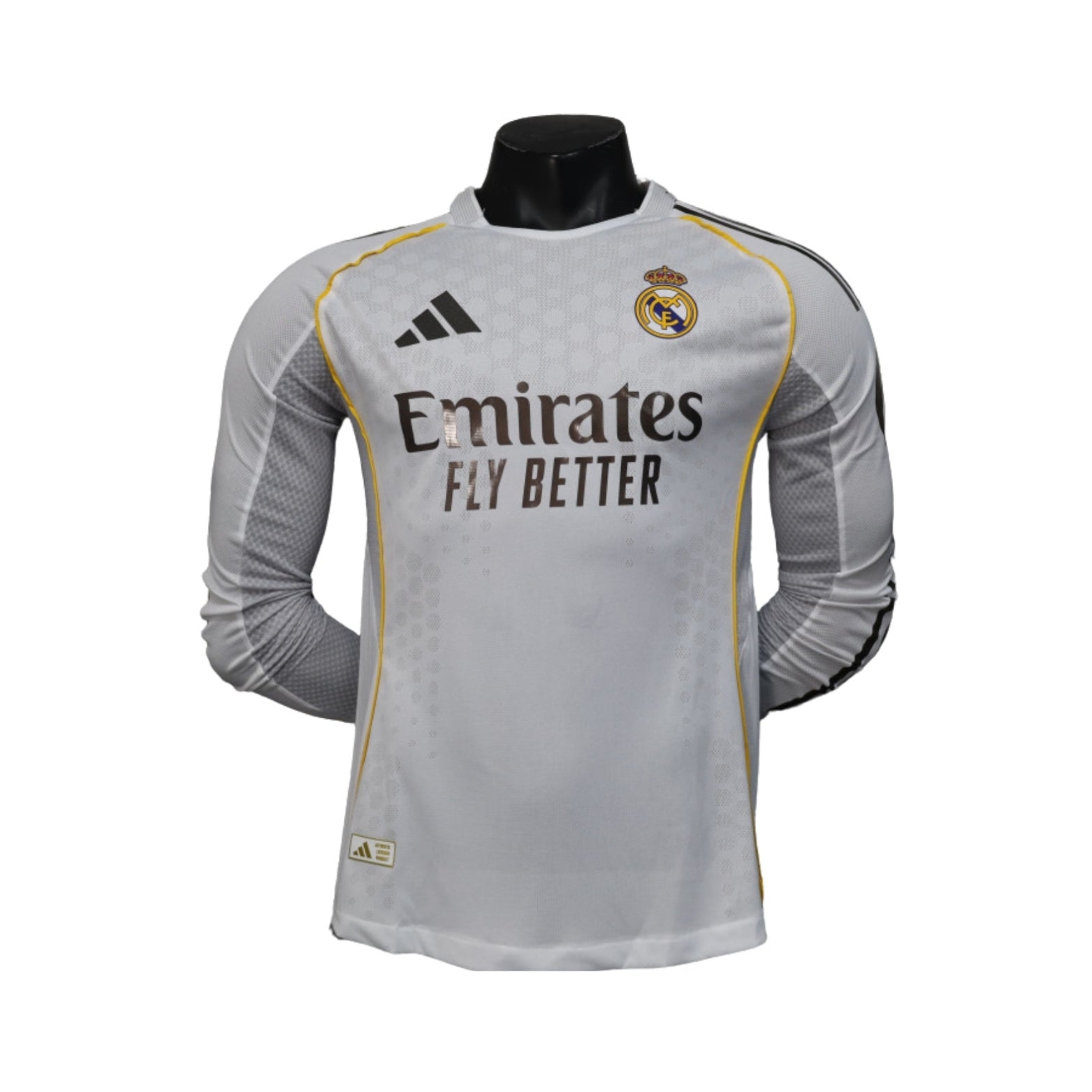 Real Madrid Domicile 25/26 - Manches Longues - Vue de face