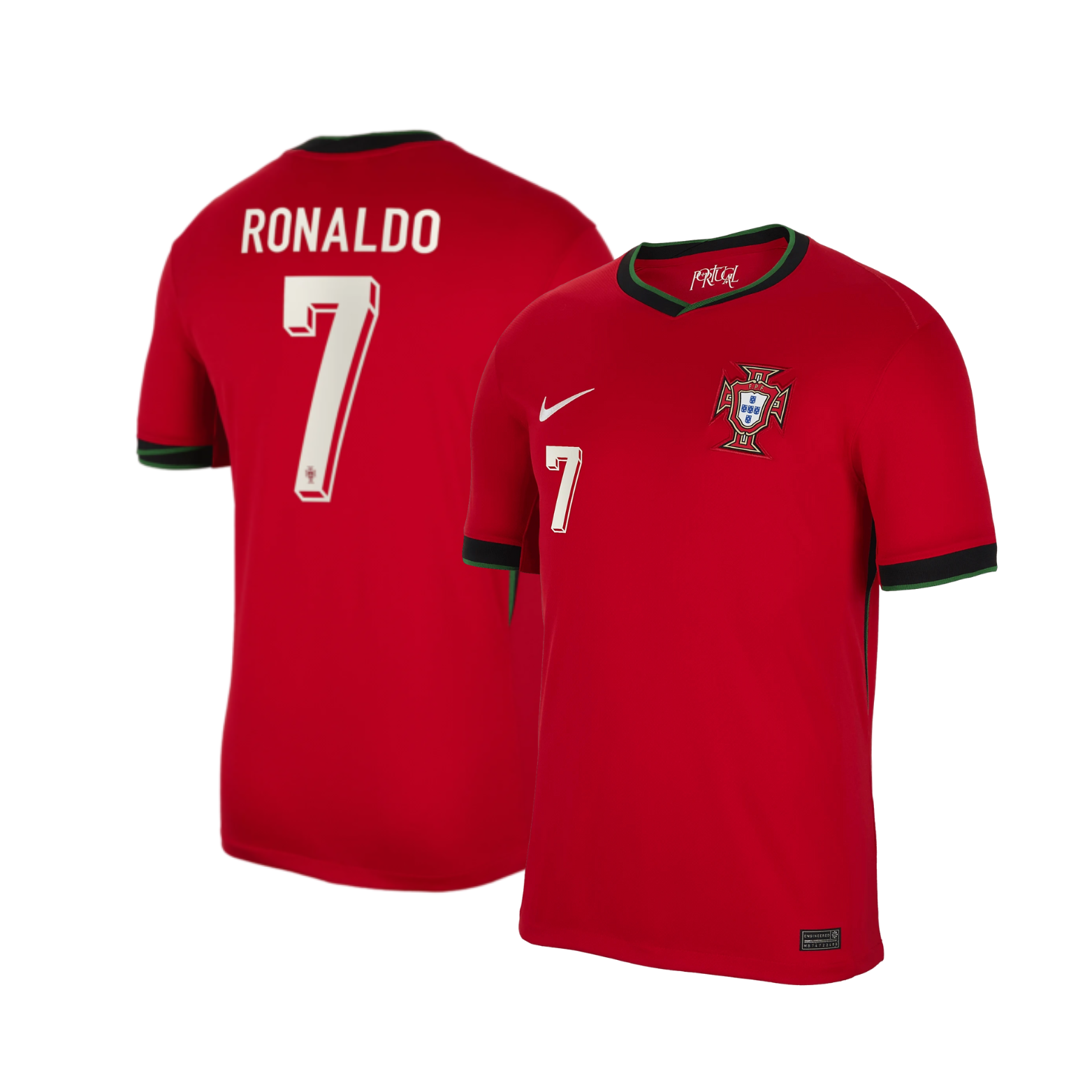 Portugal Domicile 24/25 - Ronaldo 7 - Vue de face