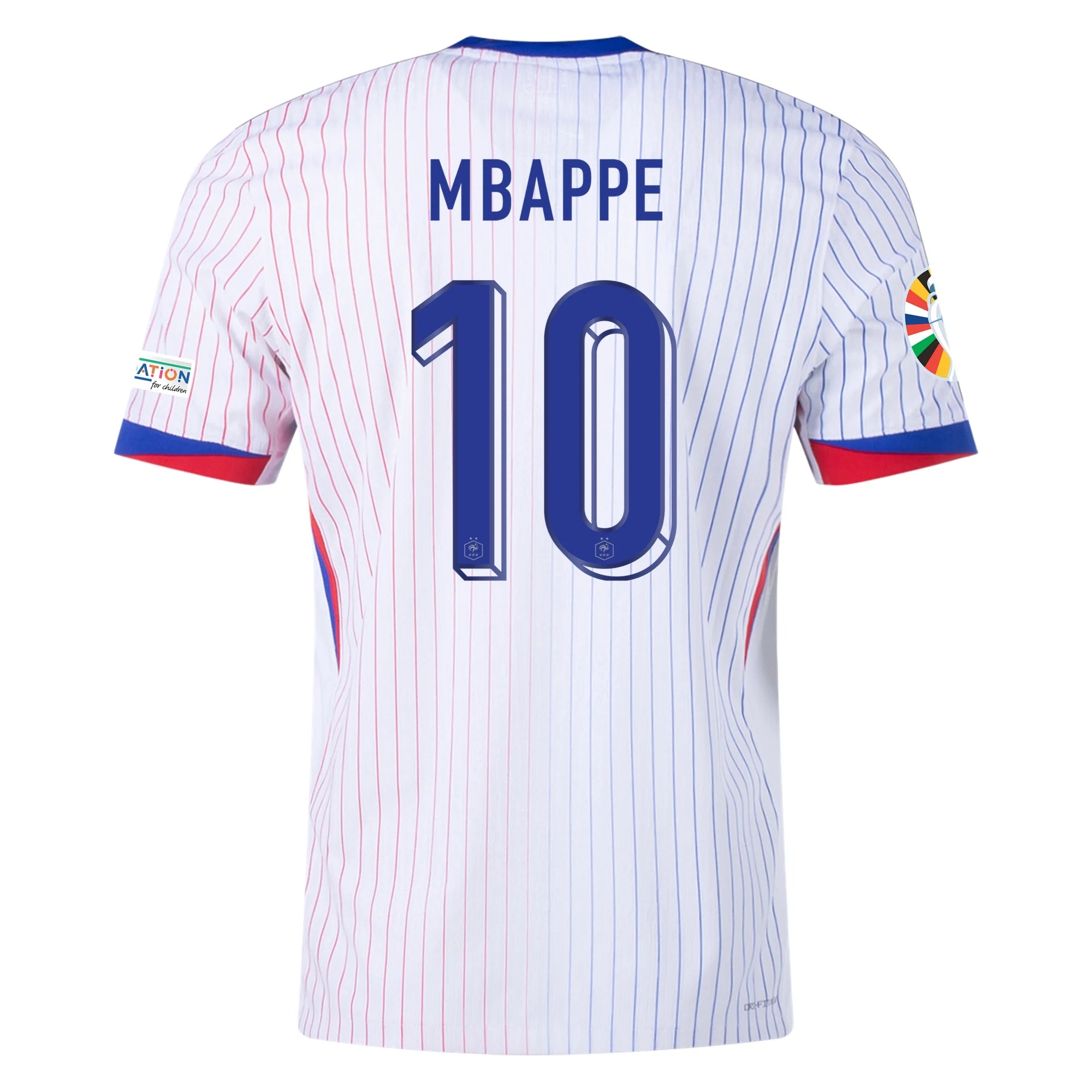 France Extérieur 24/25 - Mbappé 10 - Vue de face