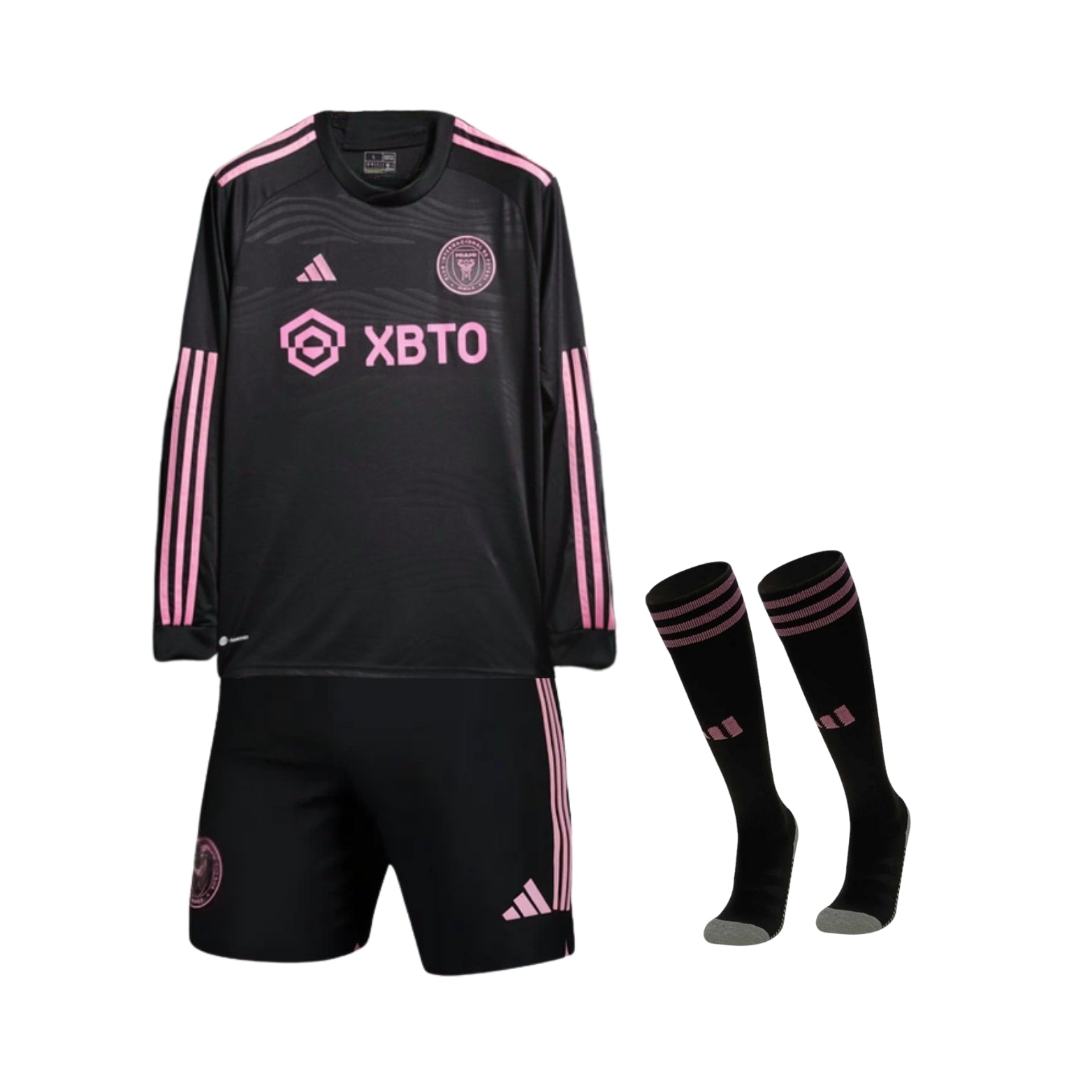 Kit - Inter Miami Extérieur 23/24 - Manches Longues - Vue de face
